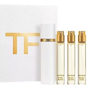 NIB Tom Ford Private Blend Atomizer Collection Soleil Blanc, Neige & Brulant